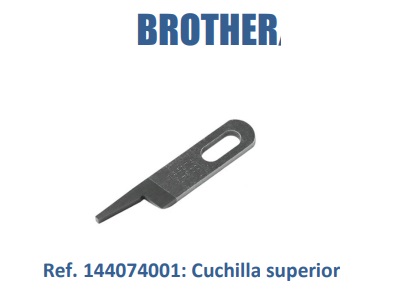 CUCHILLA SUPERIOR REMALLADORA BROTHER INDUSTRIAL